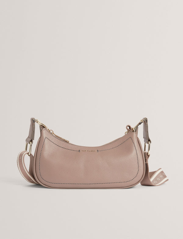 Ted Baker Webbing Strap Leather Shoulder Bag