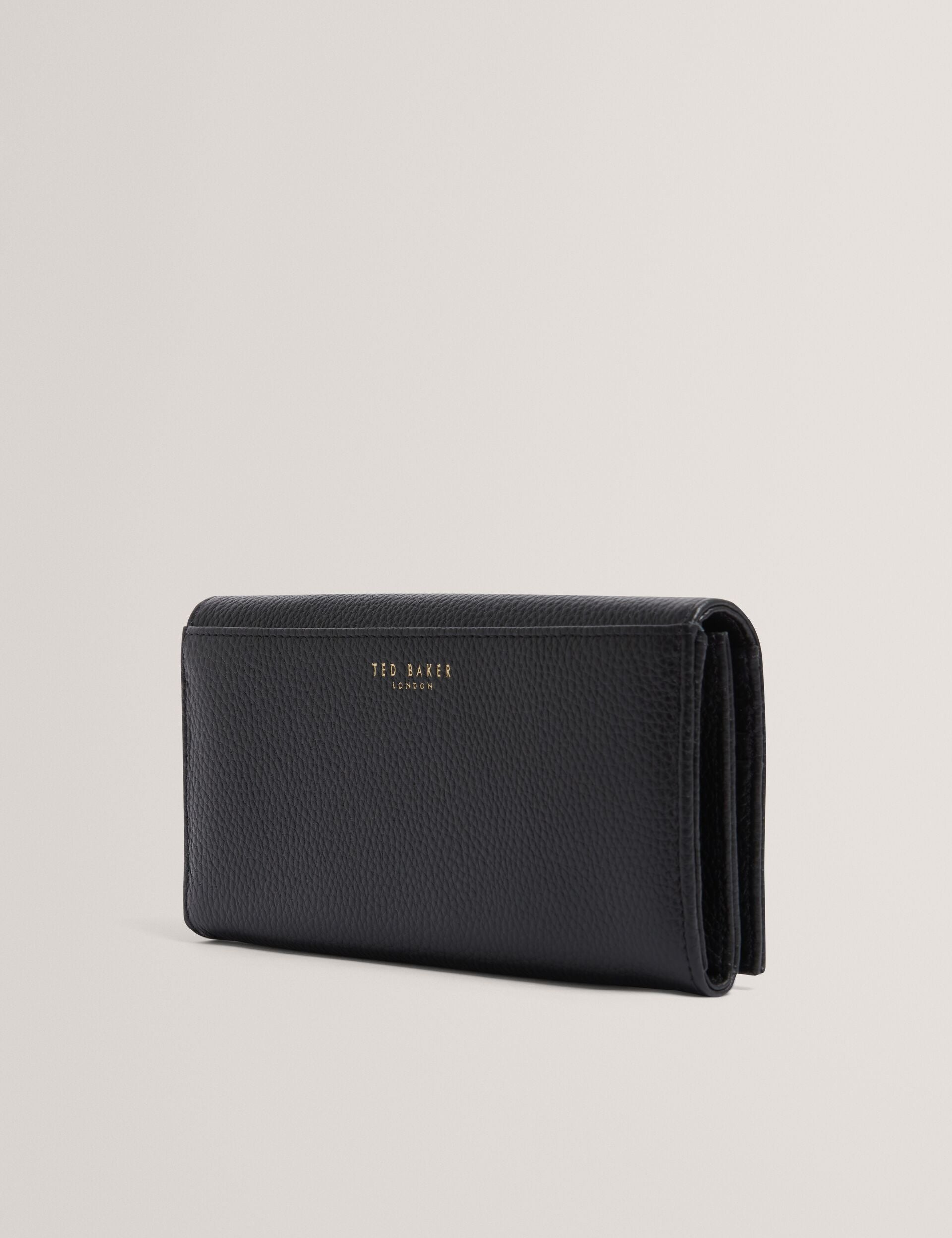 ROUSI - Bar Detail Leather Slim Purse