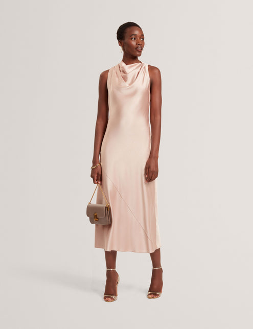 ted baker lysette tie detail satin tea dress Womens ted baker lysette tie detail satin tea dress + FREE SHIPPING