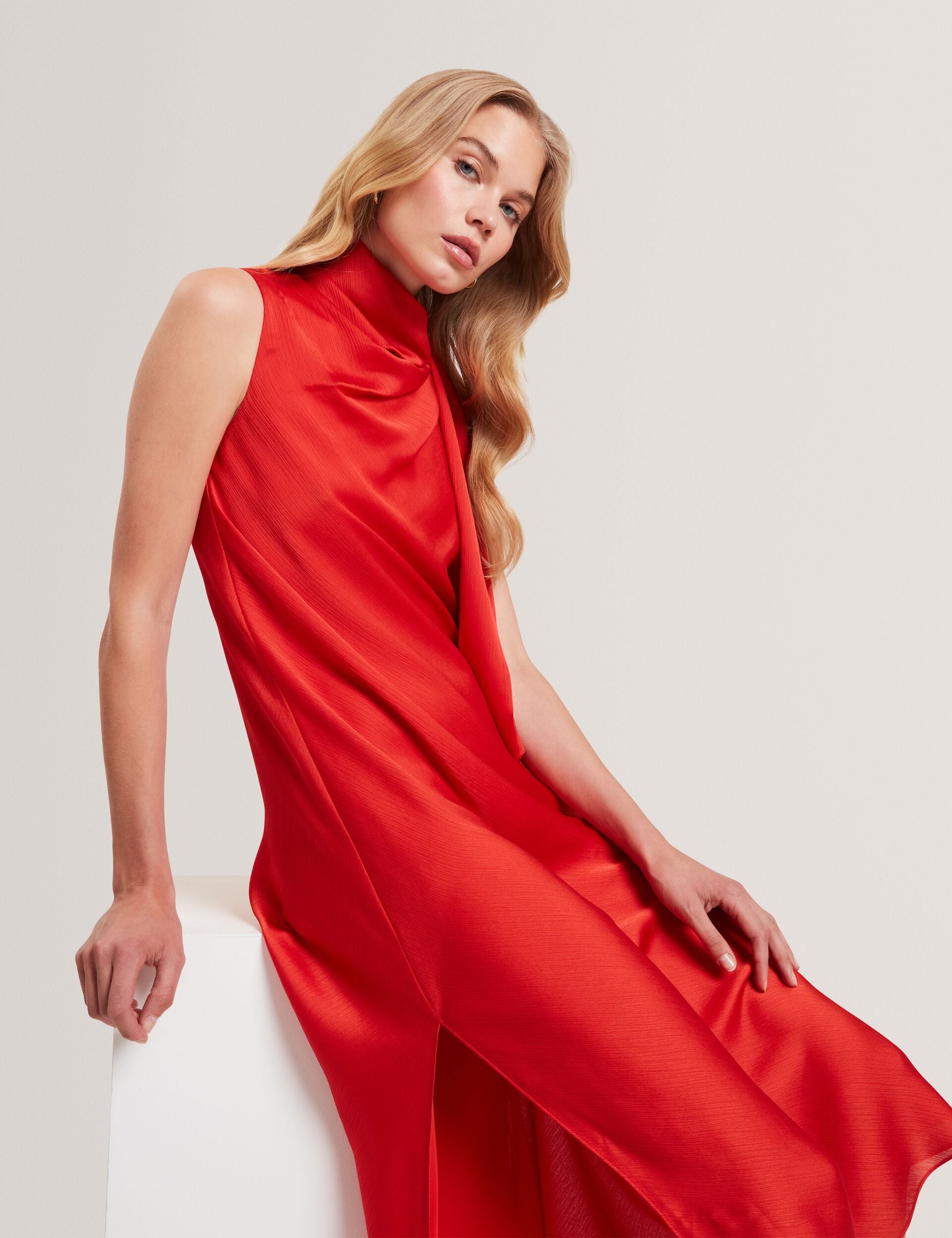 ted baker burnt orange dress OPALZ Puff Sleeve Midi Dress | Ted Baker Croatia Ted Baker London