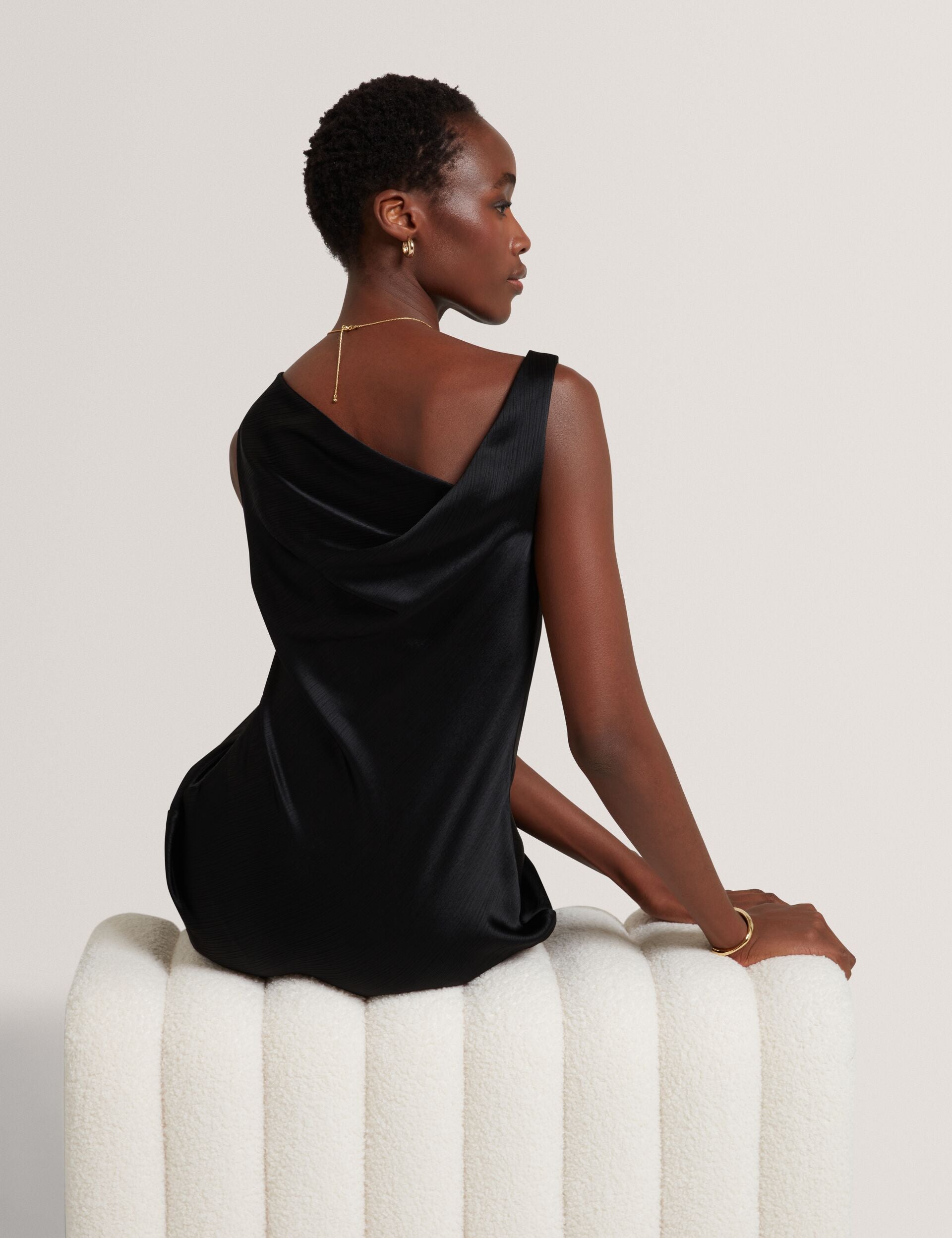 Satin Cowl Neck Midi Slip Dress | Miinta | Ted Baker UK Satin Cowl Neck Midi Slip Dress | Miinta | Ted Baker UK