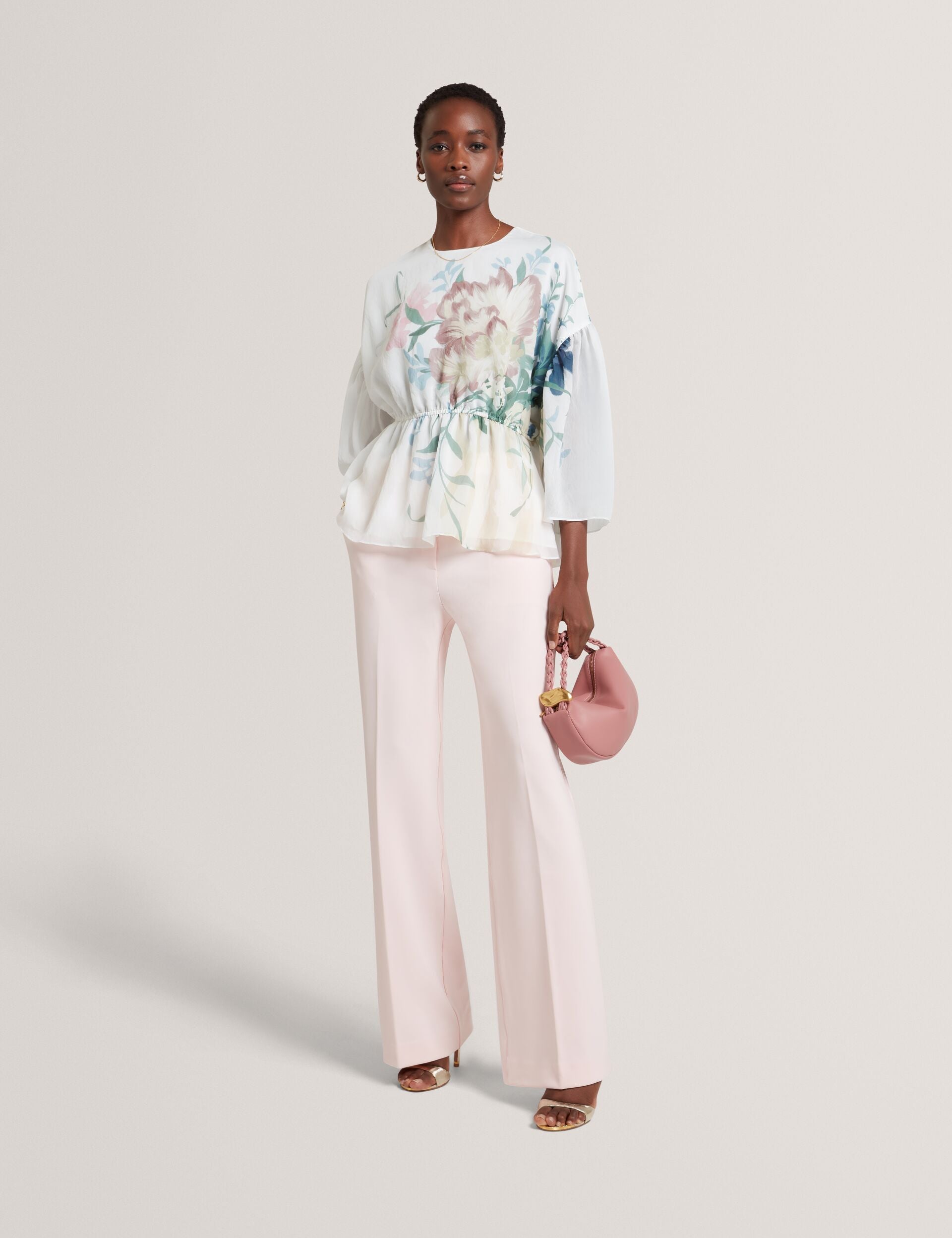 Tailored High Waisted Flared Trousers | Indriv | Ted Baker UK