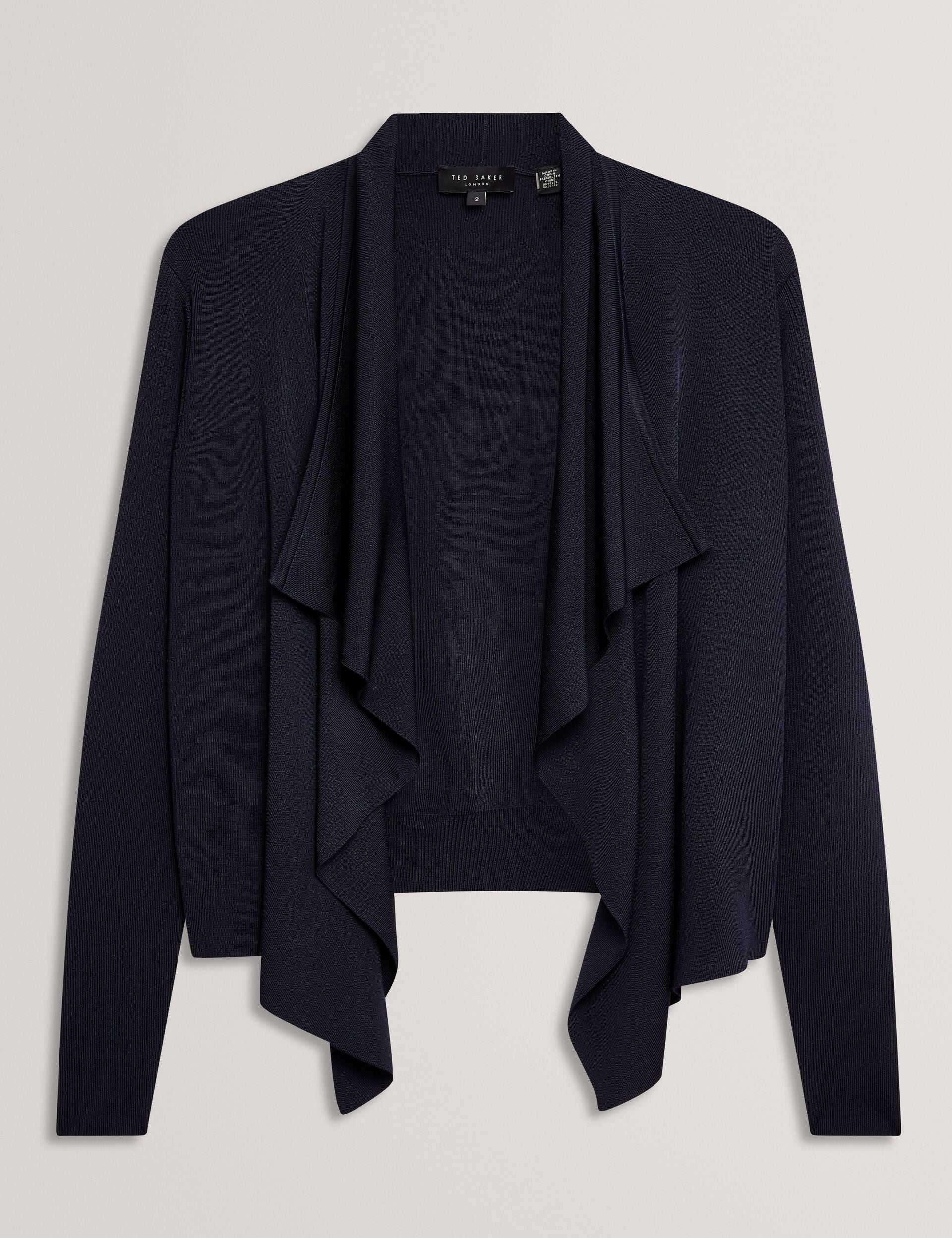 Waterfall Front Knitted Open Cardigan | Elliyy | Ted Baker UK