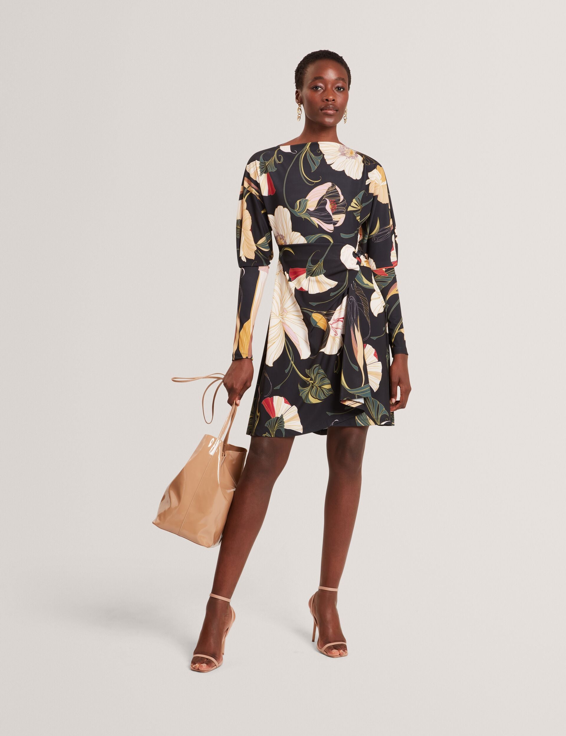 Floral Print Wrapover Mini Dress | Lazira | Ted Baker IE
