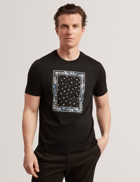 Ted Baker Rofata T-shirt à manches courtes avec logo carré imprimé
