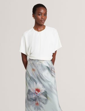 Ted Baker Crepe Slouch Sleeve Hourglass Top