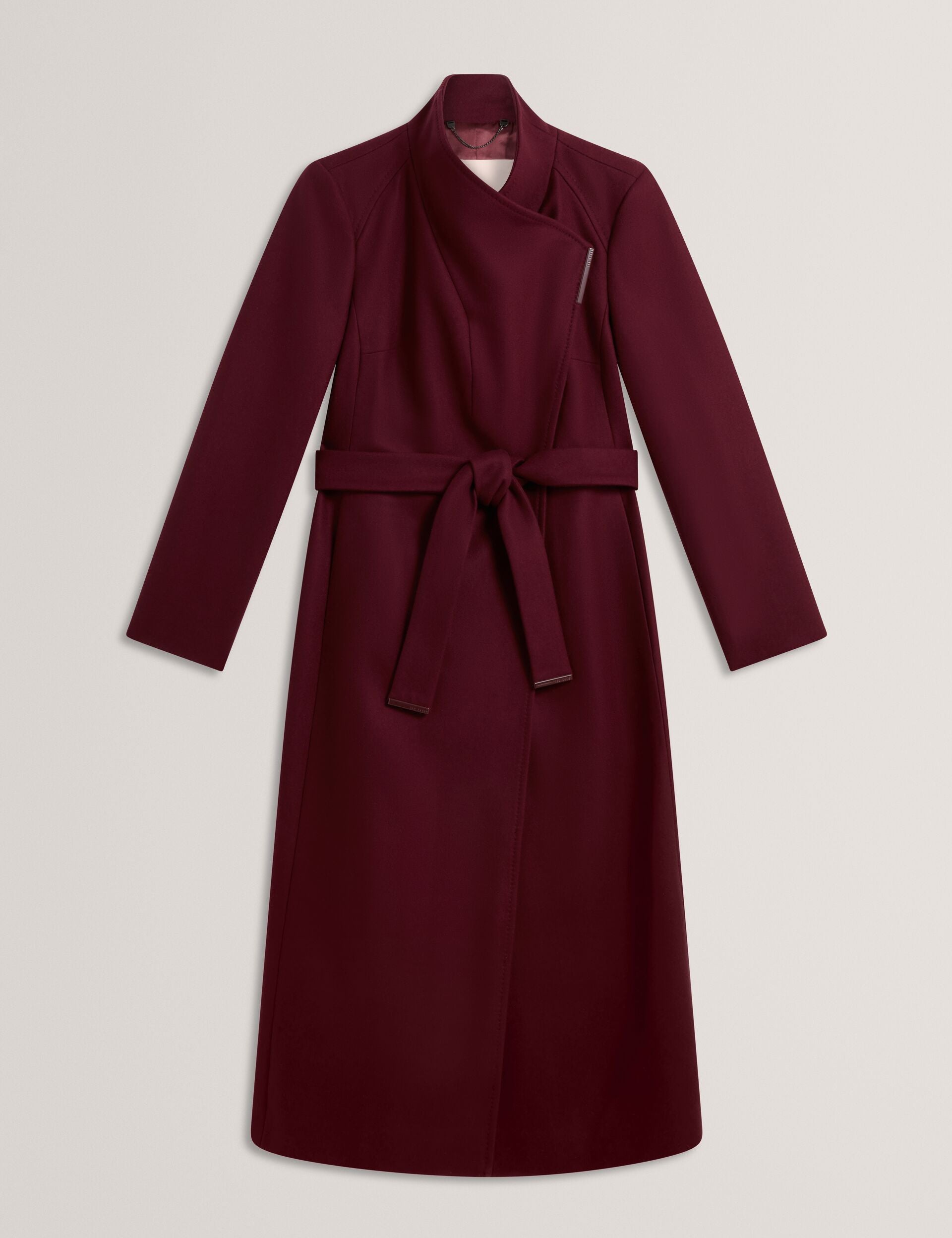 Longline Belted Wool Wrap Coat | Rosell | Ted Baker US