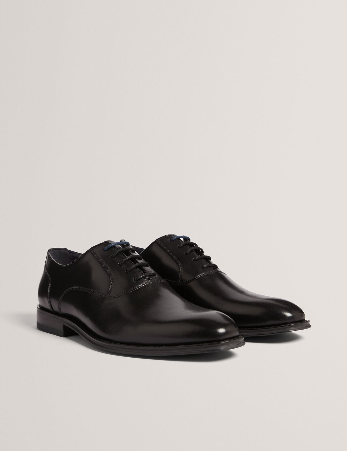 Smooth Leather Lace-up Derby Shoes | Wylden | Ted Baker UK