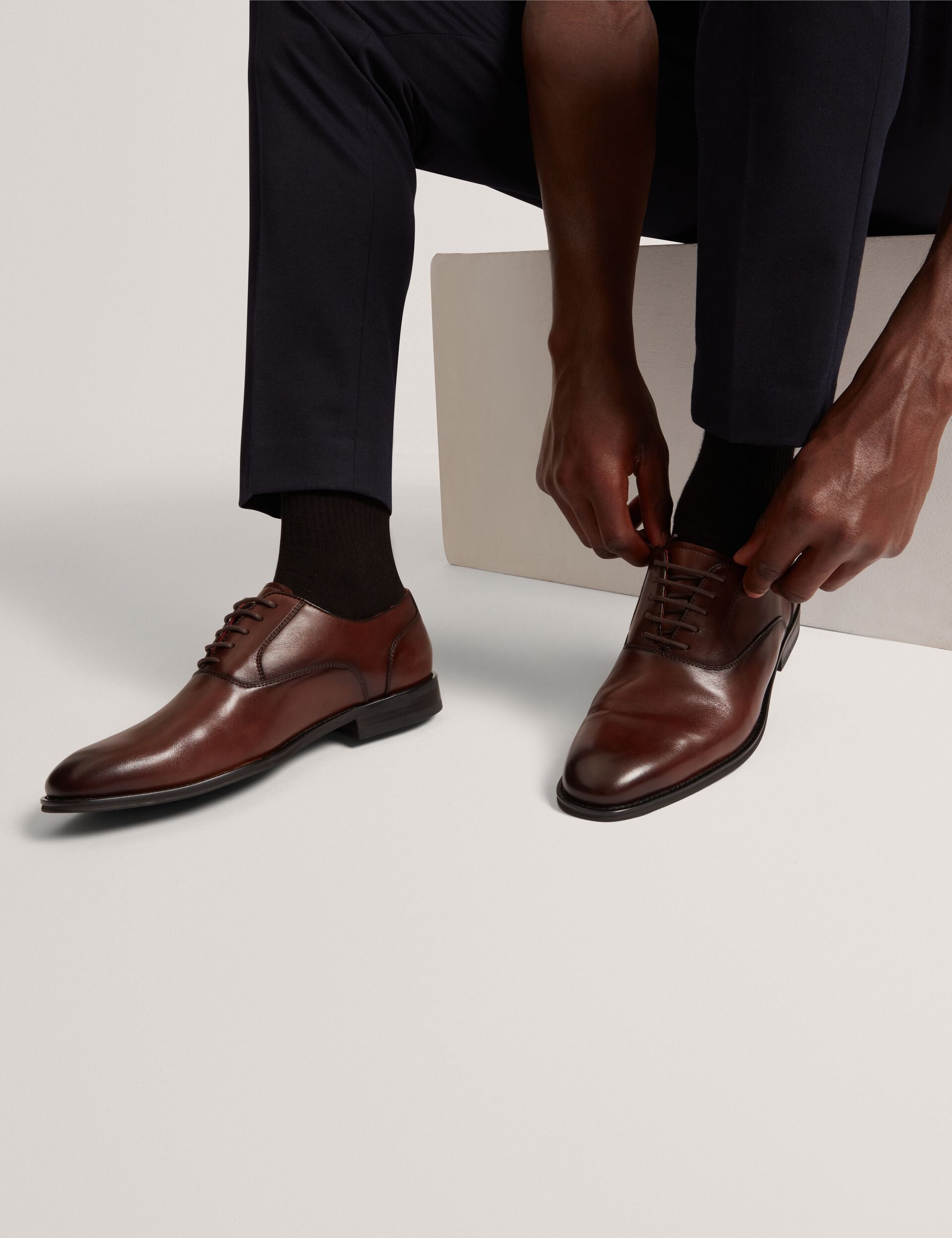 Smooth Leather Lace-up Derby Shoes | Wylden | Ted Baker UK Smooth Leather Lace-up Derby Shoes | Wylden | Ted Baker UK