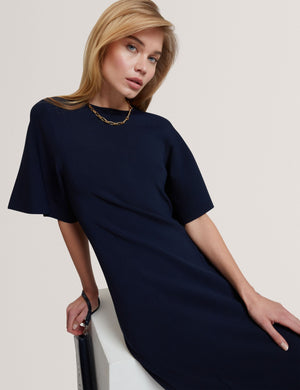 ted baker fluted sleeve knitted bodycon midi dress Ted Baker Fluted Sleeve Knitted Bodycon Midi Dress