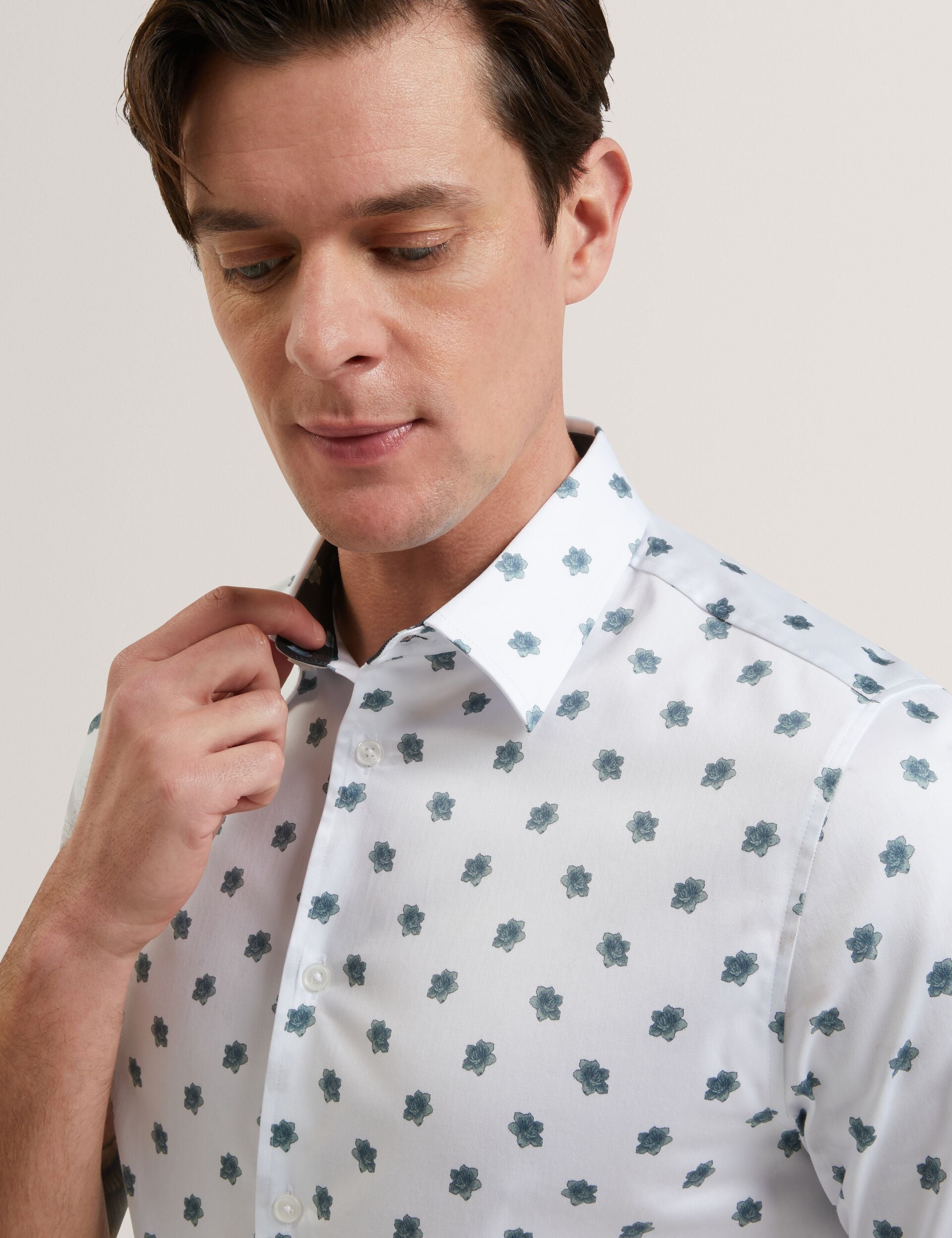 Mini Floral Print Short Sleeve Shirt | Chaska | Ted Baker US