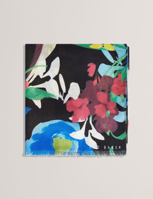 Ted Baker Floral Vase Textured Woven Scarf