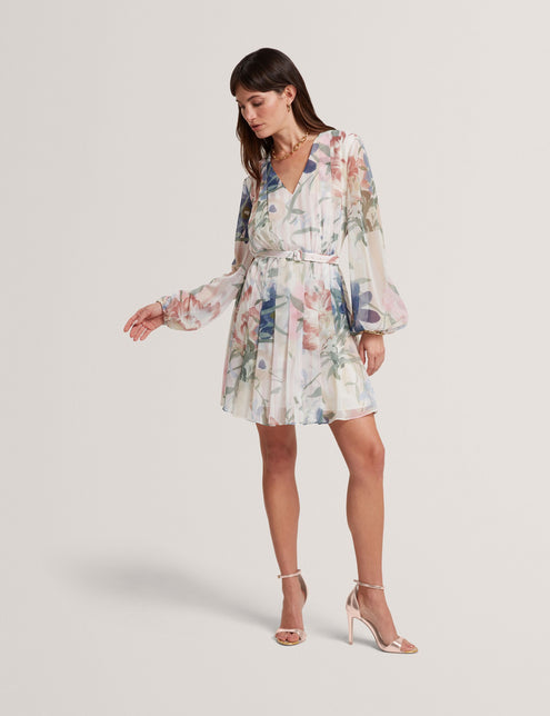 ted baker short dresses Crochet Sleeveless Mini Shift Dress | Miikka