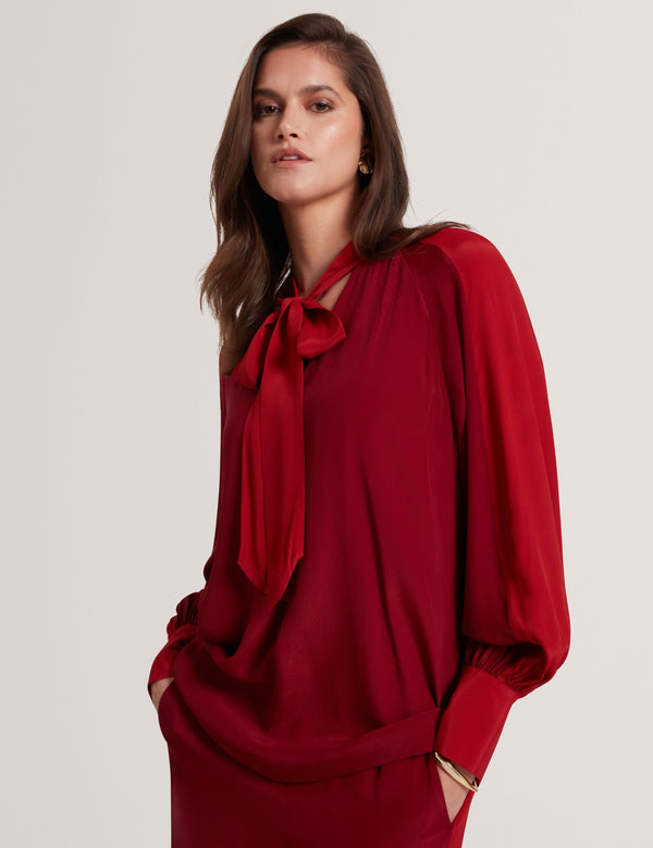 NEHLI | DARK RED