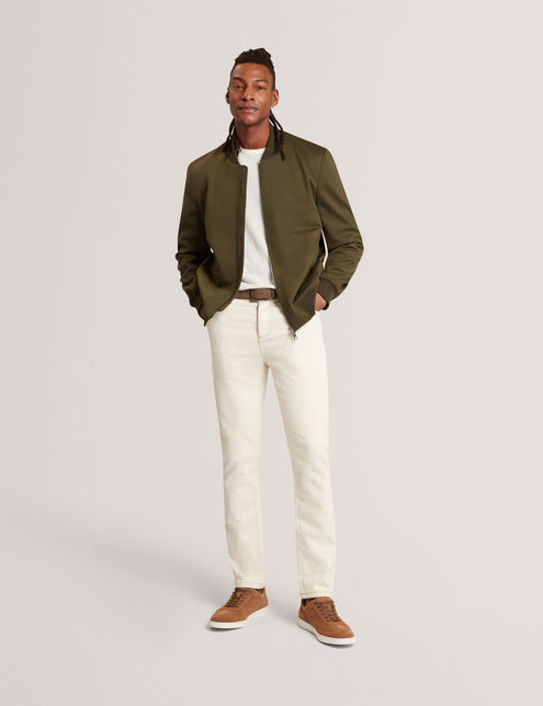 Ted Baker Jersey Zip-Through Bomber Jacket