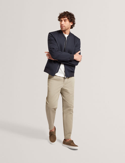 Ted Baker Jersey Zip-Through Bomber Jacket