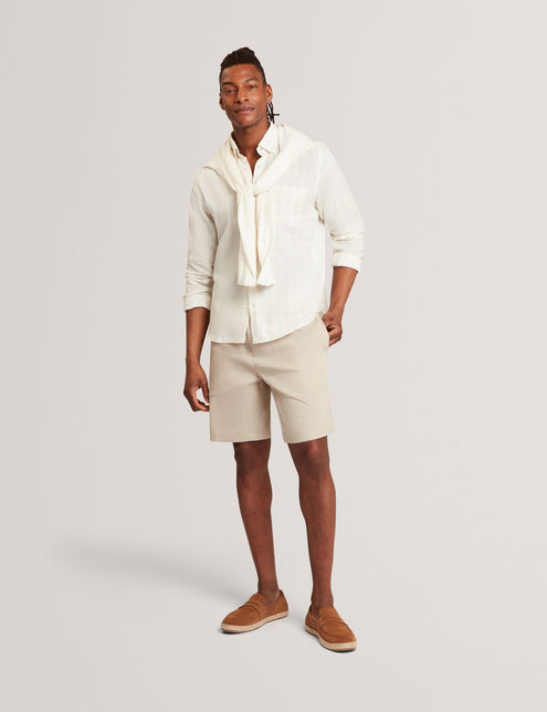 Ted Baker Relaxed Marl Check Long Sleeve Shirt