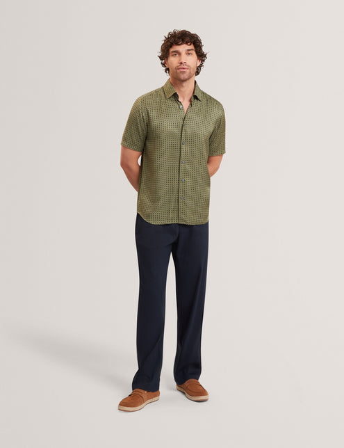 Ted Baker Relaxed Linen Blend Elasticated Trousers