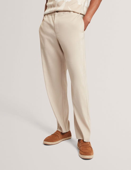 Ted Baker Relaxed Linen Blend Elasticated Trousers