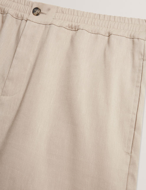 Ted Baker Relaxed Linen Blend Elasticated Shorts