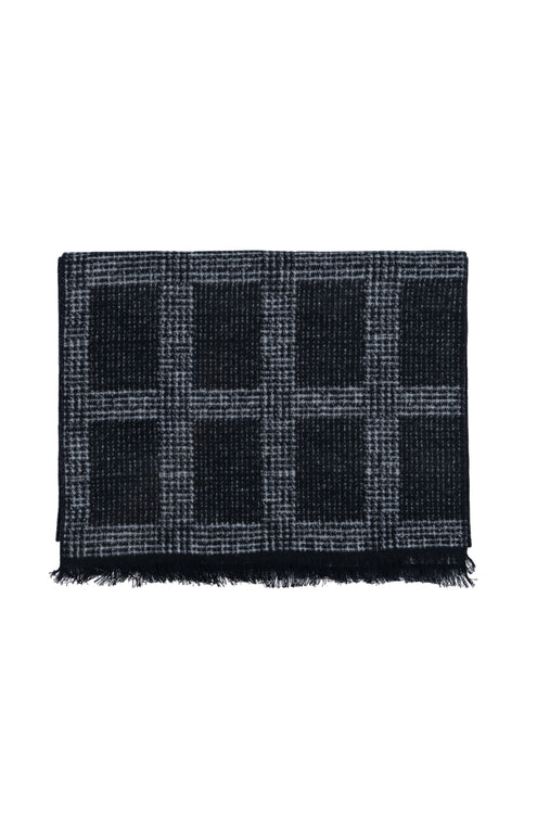 PLAID SCARF | GREY