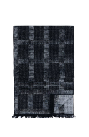PLAID SCARF | GREY