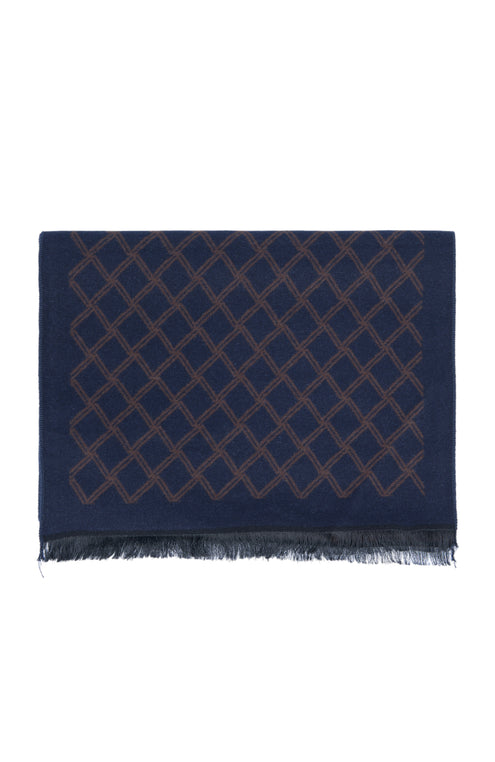 DIAMOND SCARF | BLUE