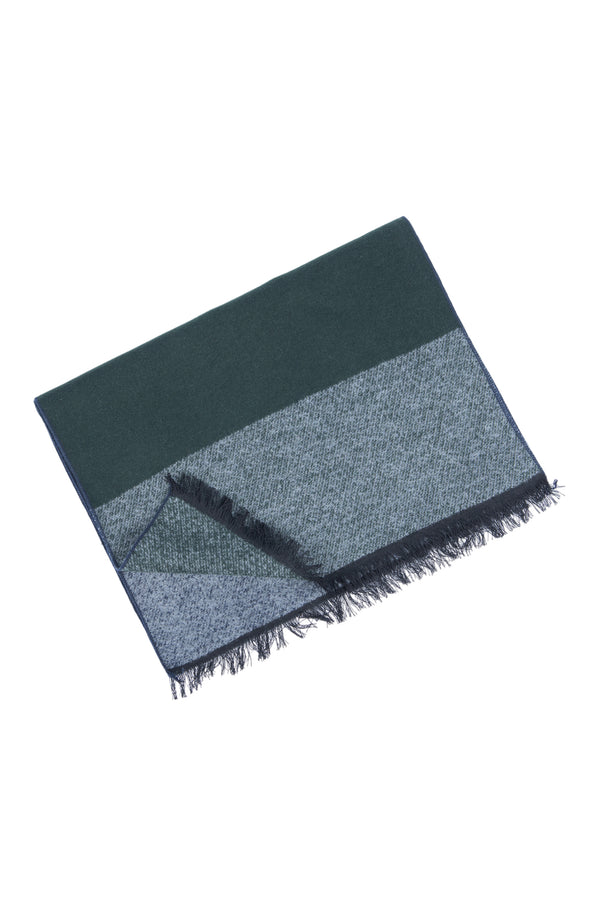COLOR BLOCK SCARF | GREEN