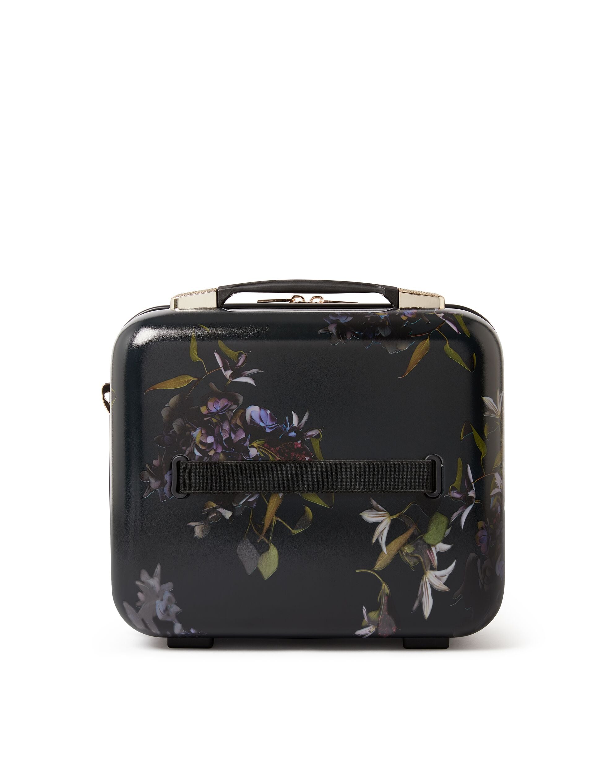 MB-NVYV Dark Floral Print Vanity Travel Case