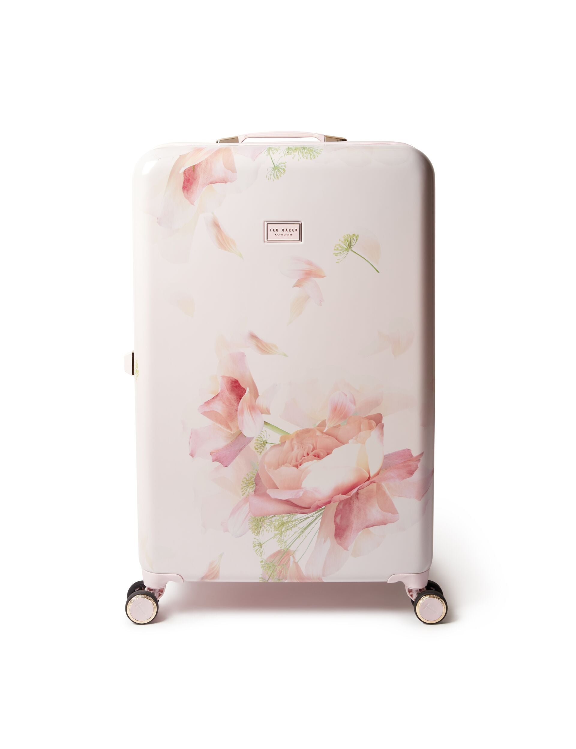 TED BAKER 花柄　キャリーケース Magnolia Floral 4-wheel Hard Shell Medium Suitcase | Mb-pnkm | Ted