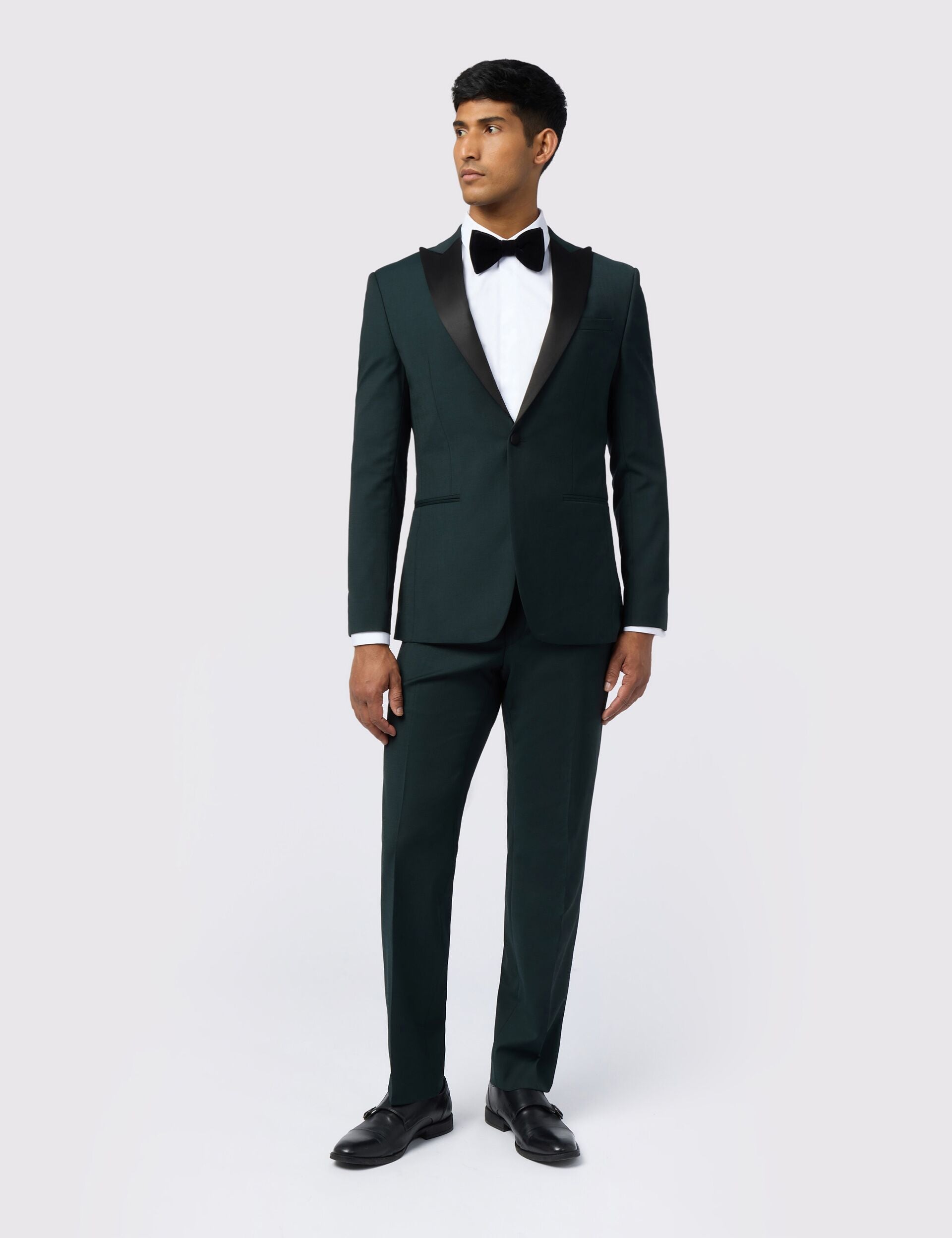 Green Stretch Wool Slim Tuxedo Jacket | Porteusj | Ted Baker UK Green Stretch Wool Slim Tuxedo Jacket | Porteusj | Ted Baker UK
