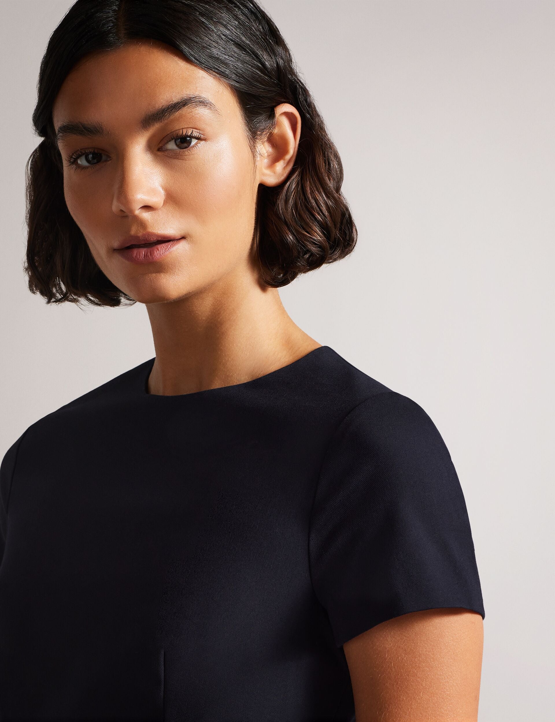 ted baker elynah asymmetric peplum dress Ted Baker | Dresses | New Ted Baker Elynah Asymmetric Peplum Dress 295 Sz 5 Fits Large Like 4