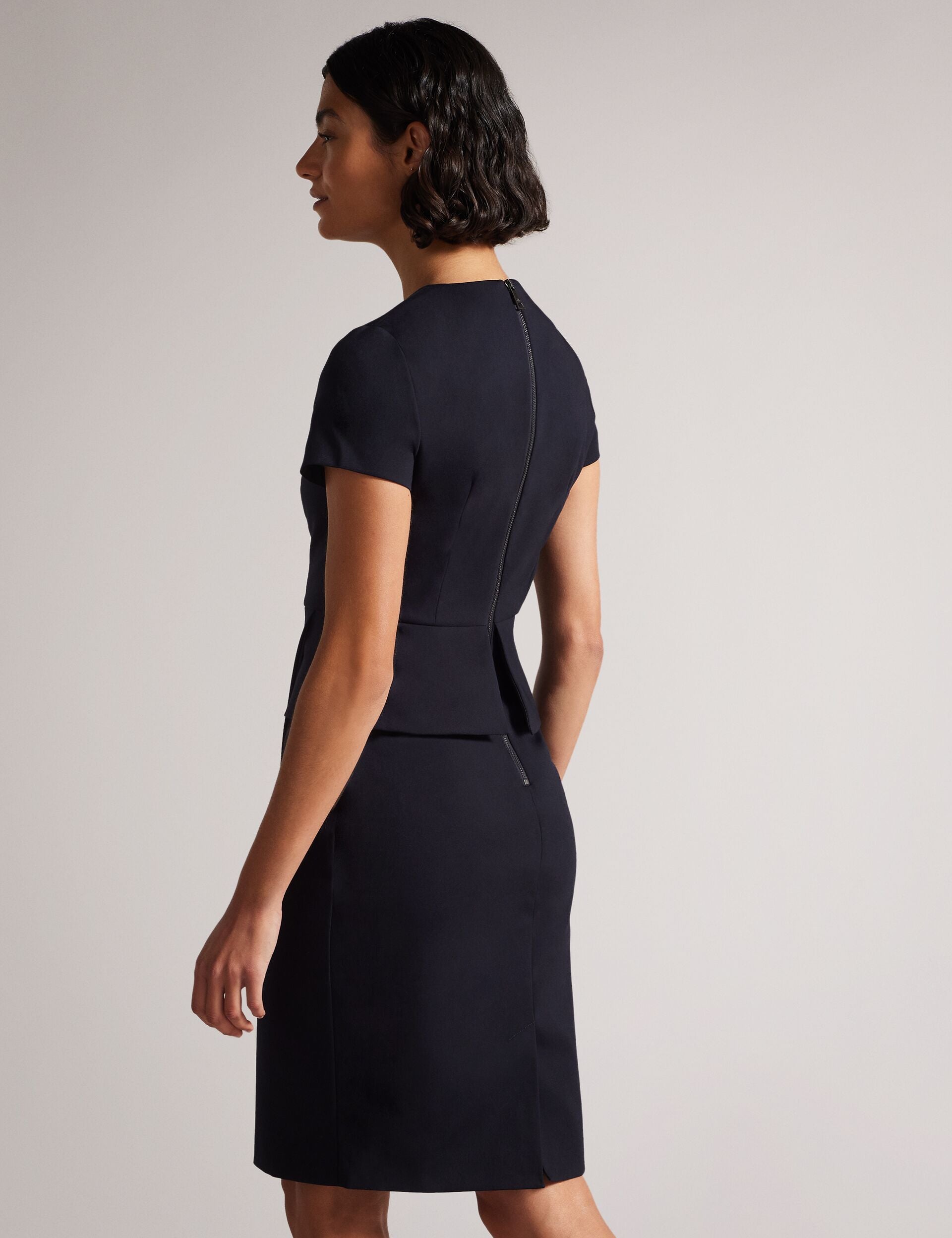 ted baker elynah asymmetric peplum dress Ted Baker Elynah Peplum Sheath Dress