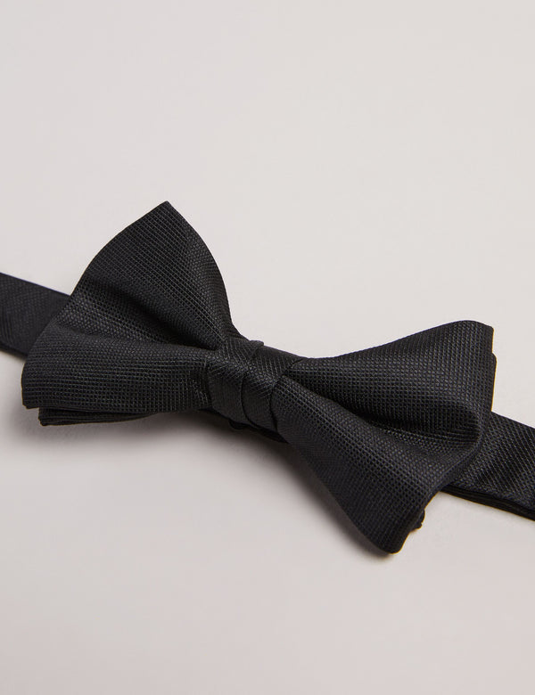 PLAIN BOW TIE | BLACK