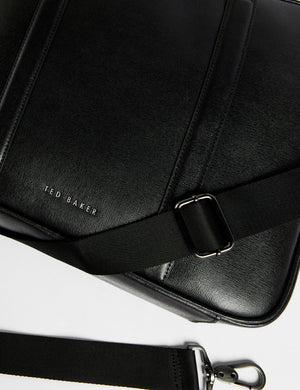 SAFFIANO LEATHER DOCUMENT BAG | BLACK