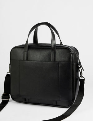 SAFFIANO LEATHER DOCUMENT BAG | BLACK
