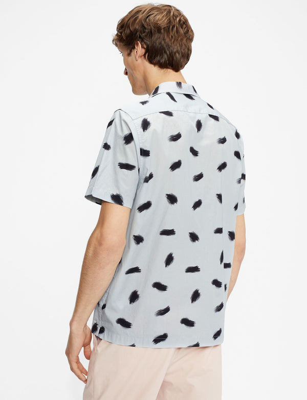 PRINTED SHIRT | LT-BLUE