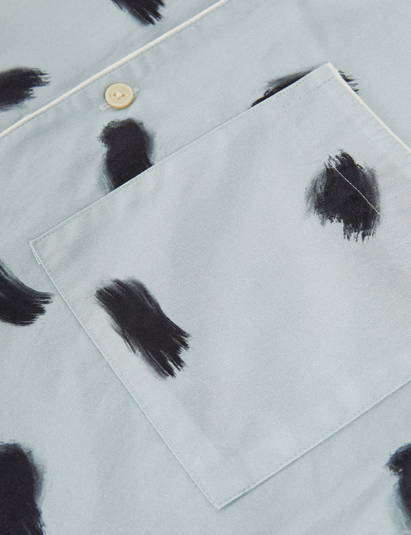 PRINTED SHIRT | LT-BLUE