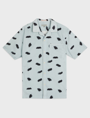PRINTED SHIRT | LT-BLUE