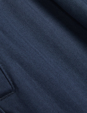 REFINED PLEAT FRONT CHINOS | NAVY