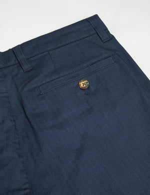 REFINED PLEAT FRONT CHINOS | NAVY