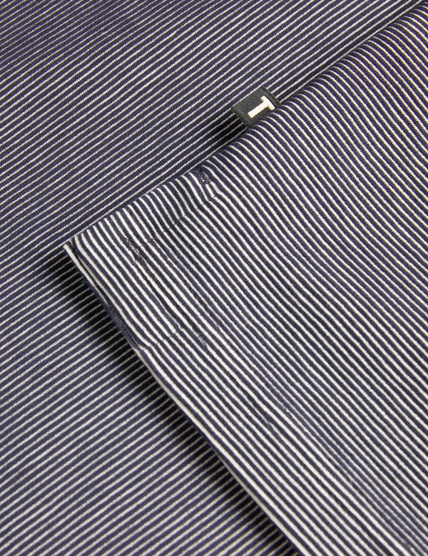 REGULAR STRIPED POLO SHIRT | NAVY