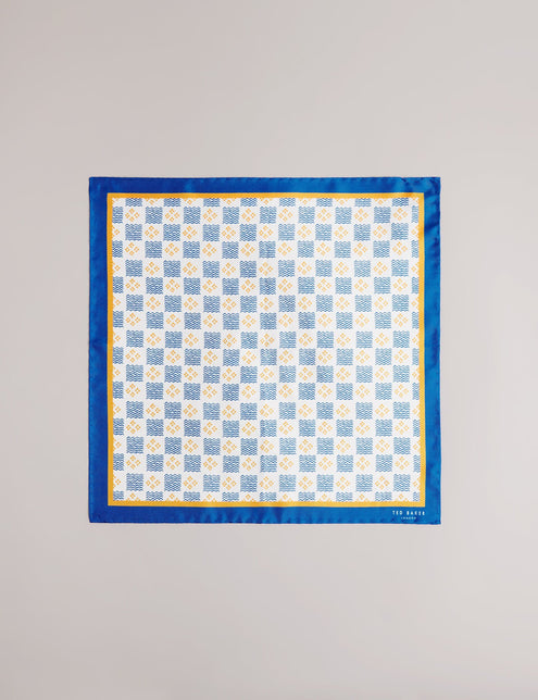 GEO POCKET SQUARE | BRT-BLUE
