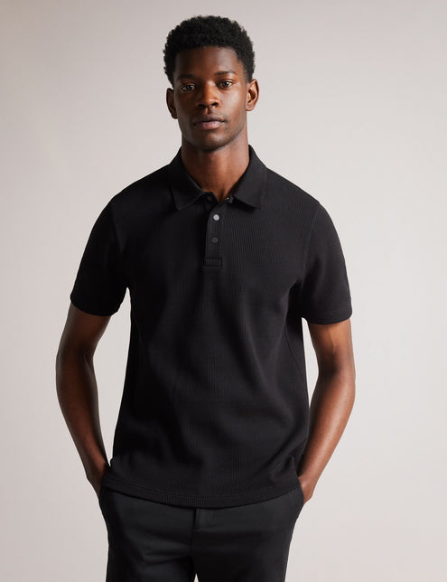 SHORT SLEEVE POLO | BLACK