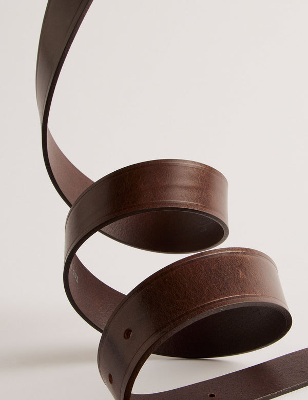 LEATHER BELT | BROWN