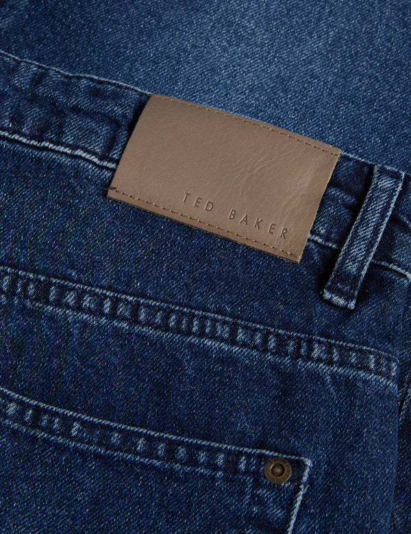 SLIM LONG DENIM JEAN | MID BLUE