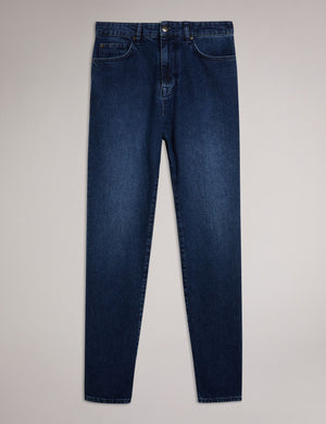 SLIM LONG DENIM JEAN | MID BLUE