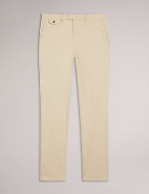 SLIM TEXTURED CHINO TROUSER | STONE