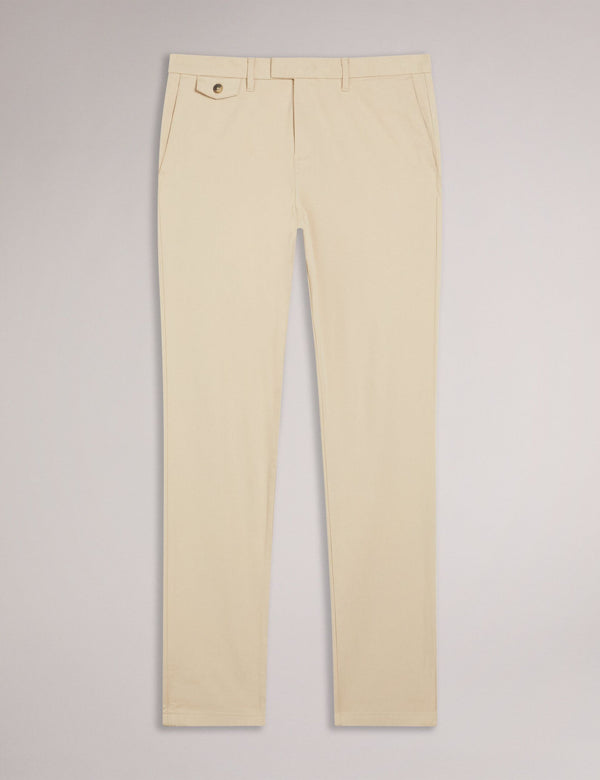 SLIM TEXTURED CHINO TROUSER | STONE