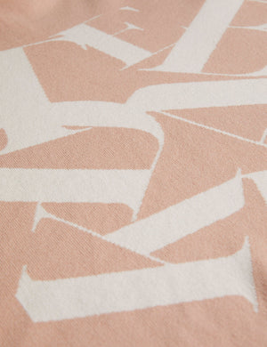 JACQUARD KNIT TOP | PINK